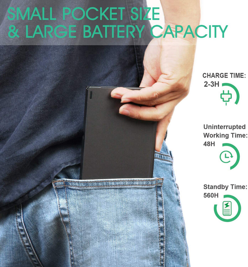 Hordozható mini három összecsukható vezeték nélküli Bluetooth billentyűzet, összecsukható érintőpad billentyűzet IOS Android Windows ipad táblagéphez