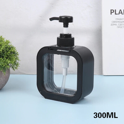 Dávkovač mydla do kúpeľne 300/500 ml, doplniteľný, držiak na sprchový gél a šampón, prenosný cestovný dávkovač, prázdna fľaša s pumpičkou do kúpeľa