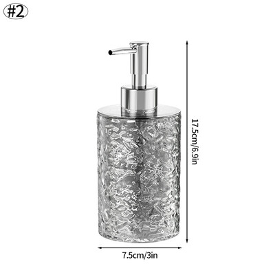 400ML plastový dávkovač mydla s pumpičkou, fľaša na dávkovanie mydla, ľahká luxusná priehľadná dezinfekcia rúk, šampón, mlieko, tekutá nádoba
