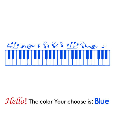 Besplatna dostava Piano Dekorativne naljepnice Vodootporni kućni dekor Dnevni boravak Spavaća soba Diy Pvc Dodaci za uređenje doma