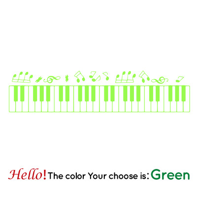 Besplatna dostava Piano Dekorativne naljepnice Vodootporni kućni dekor Dnevni boravak Spavaća soba Diy Pvc Dodaci za uređenje doma