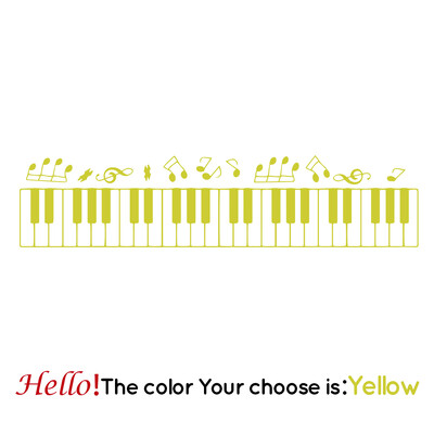 Besplatna dostava Piano Dekorativne naljepnice Vodootporni kućni dekor Dnevni boravak Spavaća soba Diy Pvc Dodaci za uređenje doma