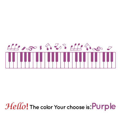 Besplatna dostava Piano Dekorativne naljepnice Vodootporni kućni dekor Dnevni boravak Spavaća soba Diy Pvc Dodaci za uređenje doma