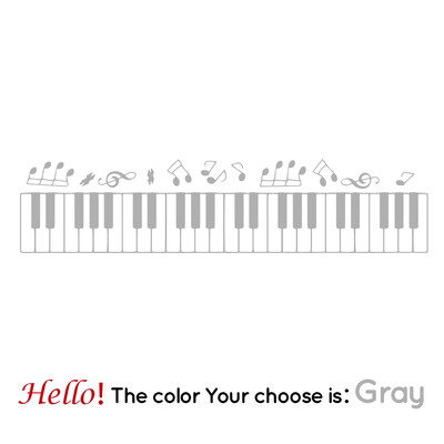 Besplatna dostava Piano Dekorativne naljepnice Vodootporni kućni dekor Dnevni boravak Spavaća soba Diy Pvc Dodaci za uređenje doma