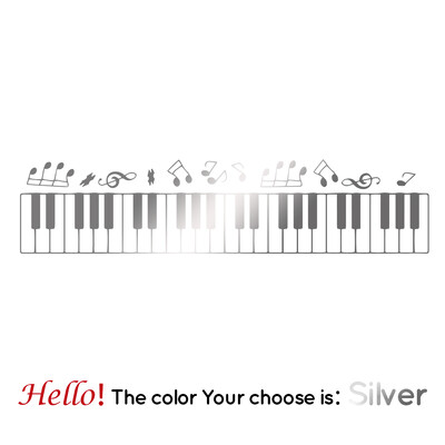 Besplatna dostava Piano Dekorativne naljepnice Vodootporni kućni dekor Dnevni boravak Spavaća soba Diy Pvc Dodaci za uređenje doma