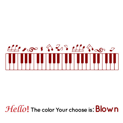 Besplatna dostava Piano Dekorativne naljepnice Vodootporni kućni dekor Dnevni boravak Spavaća soba Diy Pvc Dodaci za uređenje doma