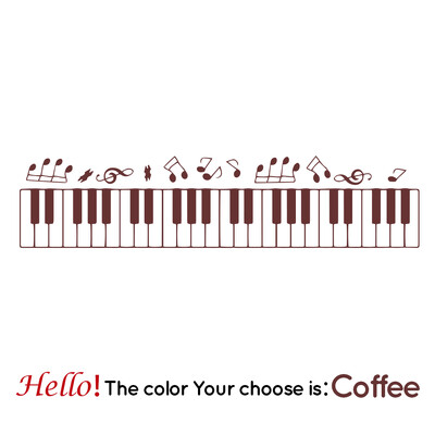 Besplatna dostava Piano Dekorativne naljepnice Vodootporni kućni dekor Dnevni boravak Spavaća soba Diy Pvc Dodaci za uređenje doma