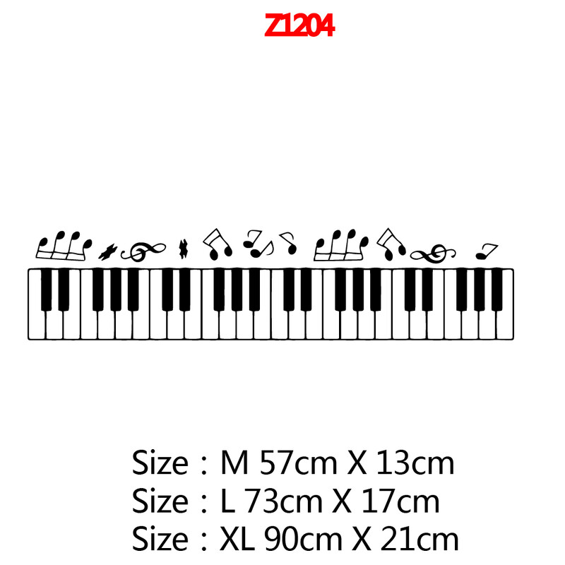 Besplatna dostava Piano Dekorativne naljepnice Vodootporni kućni dekor Dnevni boravak Spavaća soba Diy Pvc Dodaci za uređenje doma
