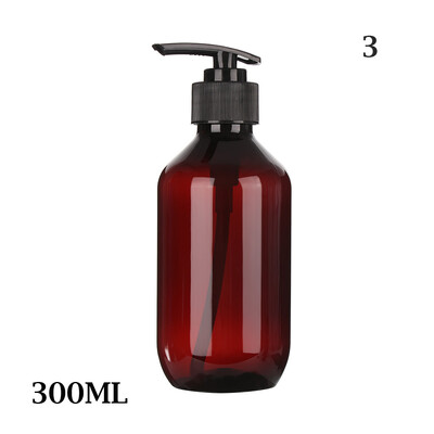 100/150/200/300/400/500 ml plastikinis skystas šampūnas dušo želė buteliukai muilo dozatorius, užpildomas losjonu skysčio laikymo talpykla