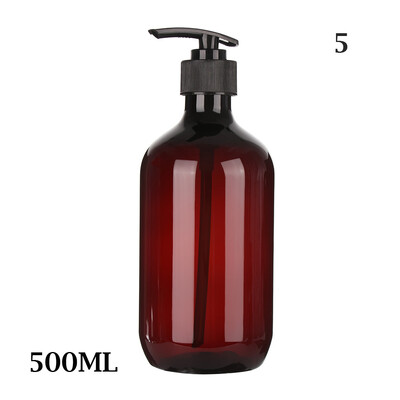 100/150/200/300/400/500 ml plastikinis skystas šampūnas dušo želė buteliukai muilo dozatorius, užpildomas losjonu skysčio laikymo talpykla