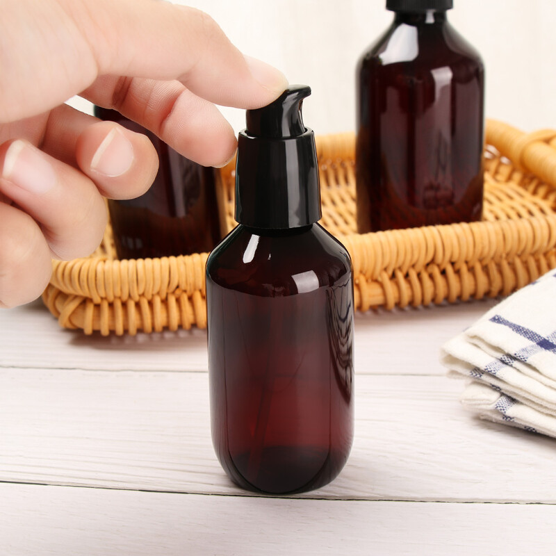 100/150/200/300/400/500 ml plastikinis skystas šampūnas dušo želė buteliukai muilo dozatorius, užpildomas losjonu skysčio laikymo talpykla