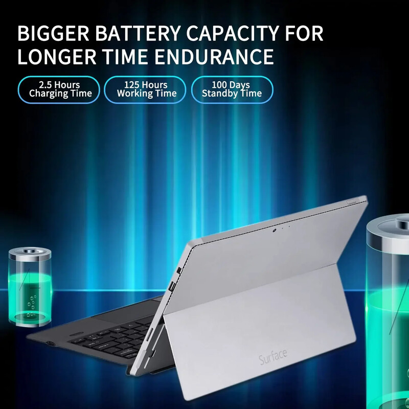 Trackpad Tipkovnica za Microsoft Surface Pro 3 4 5 6 7 Go 1 2 3 Bluetooth bežična tipkovnica Tipkovnica za tablet Za poslovna putovanja