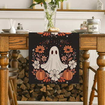 Halloween Cute Ghost Chrysanthemum Τραπέζι Διακόσμηση κομμωτηρίου Διακόσμηση τραπεζιού Κουζίνας Τραπεζαρίας σαλονιού Διακόσμηση για πάρτι