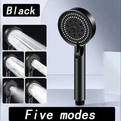 Κεφαλή ντους υψηλής πίεσης Ρυθμιζόμενη 5/8 Λειτουργίες Ενισχυτική κεφαλή ντους Χειροκίνητα Αξεσουάρ ντους μπάνιου με ένα κλειδί