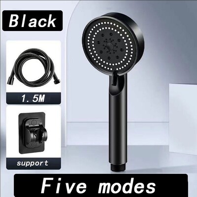 Κεφαλή ντους υψηλής πίεσης Ρυθμιζόμενη 5/8 Λειτουργίες Ενισχυτική κεφαλή ντους Χειροκίνητα Αξεσουάρ ντους μπάνιου με ένα κλειδί