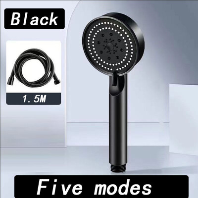 Κεφαλή ντους υψηλής πίεσης Ρυθμιζόμενη 5/8 Λειτουργίες Ενισχυτική κεφαλή ντους Χειροκίνητα Αξεσουάρ ντους μπάνιου με ένα κλειδί