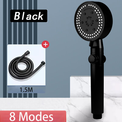 Κεφαλή ντους υψηλής πίεσης Ρυθμιζόμενη 5/8 Λειτουργίες Ενισχυτική κεφαλή ντους Χειροκίνητα Αξεσουάρ ντους μπάνιου με ένα κλειδί