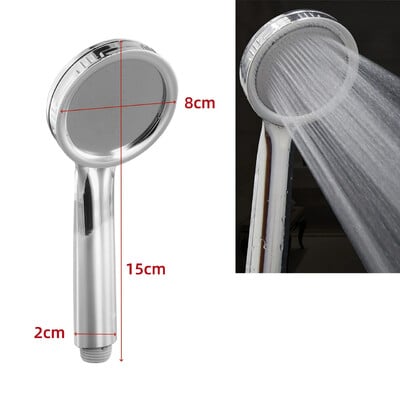 Vonios kambario dušo galvutė 1/5 režimo funkcija Chromas nuo kalkių nuosėdų Ragelis taupantis vandenį Namų tobulinimas Vonios kambario priedai Dušas