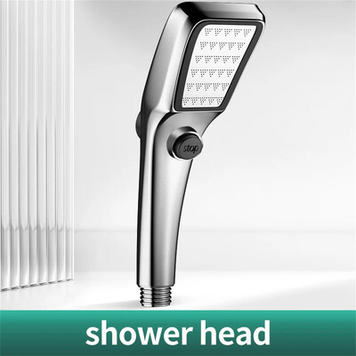 Αξεσουάρ μπάνιου Κεφαλή ντους Υψηλής πίεσης Μεγάλη Έξοδος Νερού Καθολική Προσαρμογή Ακροφύσιο Χεριού Ακροφύσιο Νερού ντους υπό πίεση