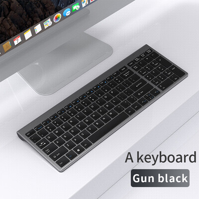 Bluetooth 5.0 un 2.4G bezvadu tastatūra un pele Combo Mini multivides tastatūras peles komplekts klēpjdatoram PC TV iPad Macbook Android
