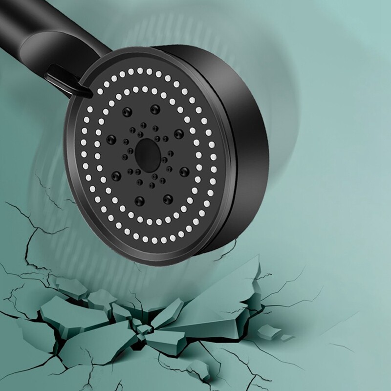 Ρυθμιζόμενη κεφαλή ντους με υψηλή πίεση εξοικονόμησης νερού 5 λειτουργιών Κεφαλή ντους Μασάζ κεφαλής ντους ABS για αξεσουάρ μπάνιου
