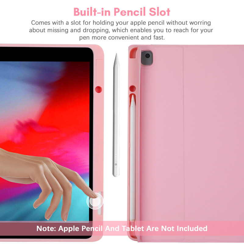 Vezeték nélküli BT billentyűzet USB billentyűzet táblagéphez Kompatibilis iPad Air3 10.5in/ipad Pro 10.5in/iPad 7 10.2in/ipad 8 /iPad 9 10.2in