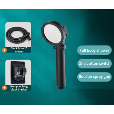 Nova glava tuša s punim punjenjem i filtriranom ručnom mlaznicom za tuširanje s tri brzine Dodatak za tuširanje u kupaonici