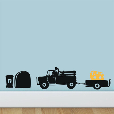 3D pelės skylutės raštas sienų lipdukai virtuvės miegamojo durų sienos kampo grindjuostės apdaila pasidaryk namų lipdukai gyvūnų vinilo freskos menas