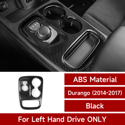 Decorație centrală din fibră de carbon pentru panoul schimbătorului de viteze, potrivite pentru Dodge Durango 2014 2015 2016 2017 2018 2019 2020 Accesorii