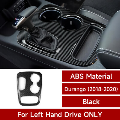 Decorație centrală din fibră de carbon pentru panoul schimbătorului de viteze, potrivite pentru Dodge Durango 2014 2015 2016 2017 2018 2019 2020 Accesorii