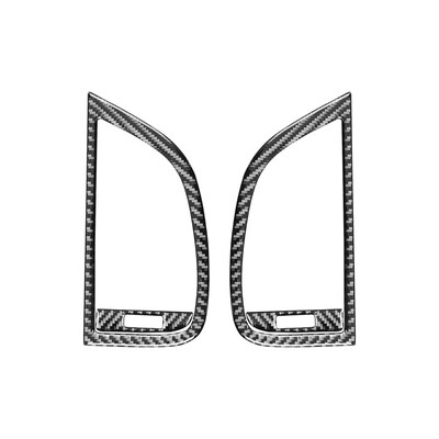 Audi Q7 2007-2015 Tartozékok Szénszálas belső autó műszerfal bal és jobb szellőzőnyílások Decora matrica borító díszkeret