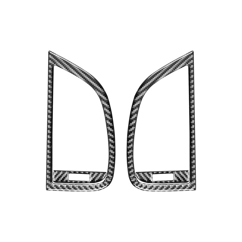 Audi Q7 2007-2015 Tartozékok Szénszálas belső autó műszerfal bal és jobb szellőzőnyílások Decora matrica borító díszkeret