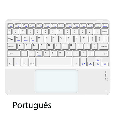 Érintőpad vezeték nélküli billentyűzet és egér Bluetooth billentyűzet iOS Androidhoz Windows Ultra Thin Protable Mini Tablet Ipad telefonhoz