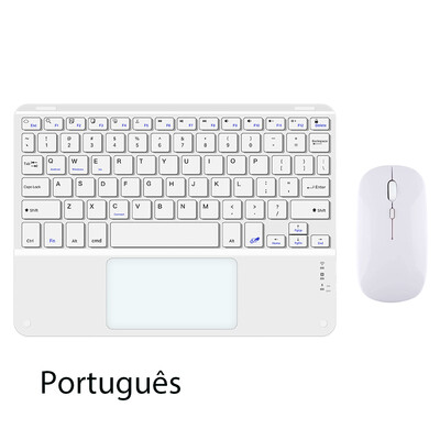 Érintőpad vezeték nélküli billentyűzet és egér Bluetooth billentyűzet iOS Androidhoz Windows Ultra Thin Protable Mini Tablet Ipad telefonhoz