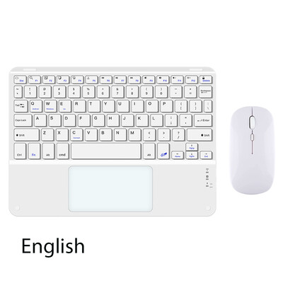 Érintőpad vezeték nélküli billentyűzet és egér Bluetooth billentyűzet iOS Androidhoz Windows Ultra Thin Protable Mini Tablet Ipad telefonhoz