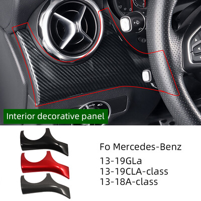 Automobiļu instrumentu dekoratīvais panelis ar oglekļa šķiedras teksturētu paneli Mercedes-Benz 2013-2019gla/cla-class 2013-18A W176 W117