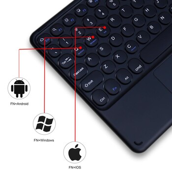 За iPad Keyboard Mouse За iPad Pro 11 2020 Air 4 10.9 2021 9th 8th Generation Pro 12.9 10.5 10.2 Air 2 Pro 9.7 234 Teclado