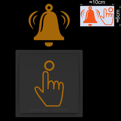 Ring the Bell Vinyl Switch Αυτοκόλλητο Λάμπει στο σκοτάδι Αστεία κινούμενα σχέδια Πινακίδα καμπάνα Αυτοκόλλητο τοίχου μπάνιου υπνοδωματίου πόρτας υπνοδωμάτιο Διακόσμηση σπιτιού