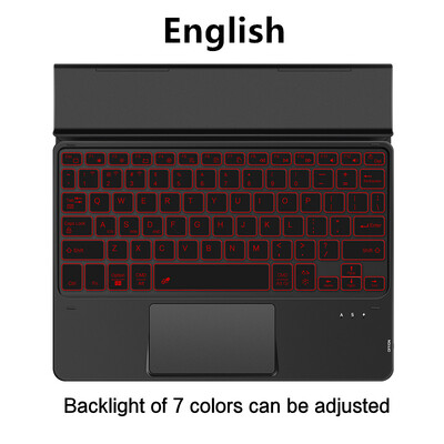 Bezdrôtová klávesnica AJIUYU TouchPad so stojanom pre tablety Android iOS Windows a Bluetooth podsvietená klávesnica pre iPad a iPhone
