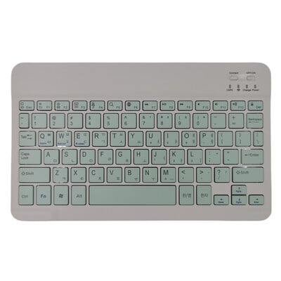 Φορητό μίνι ασύρματο Bluetooth 10 ιντσών Ρωσικό ισπανικό κορεατικό πληκτρολόγιο για iPad XiaoXin Pad Tablet Laptop IOS Τηλέφωνο Android