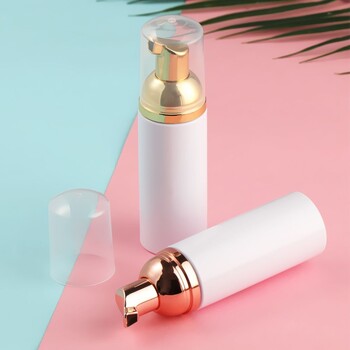 30/50/80ml Πλαστικό μπουκάλι αντλίας αφρού Rose Gold Foam Empty Cosmetic Bottle Cleaner Bottle Foam Dispenser Bottle Home Supplies