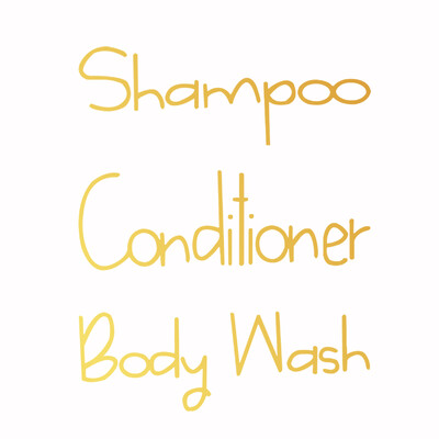 Dozator de săpun reutilizabil pentru decorarea casei care economisește spațiu și etichete minimaliste rezistente la apă Pompă simplă de apăsare pentru accesorii de baie