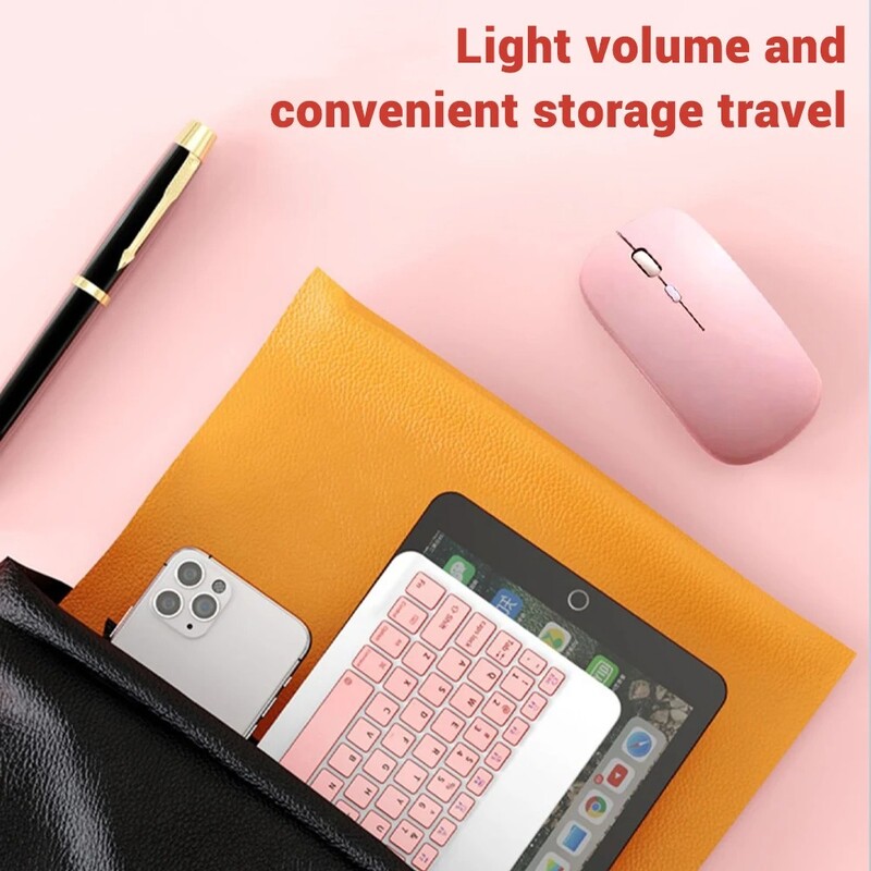 Mini mouse Bluetooth fără fir de 10 inchi BT tastatură portugheză pentru iPad 7th Air 2 generație telefon tabletă portabilă pentru Huawei Android
