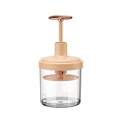 1 bucată tel pentru curățarea feței tip împingere cu spumă cremă pufoasă demachiant facial simplu drăguț accesorii fine de spălare cu micro-spumă