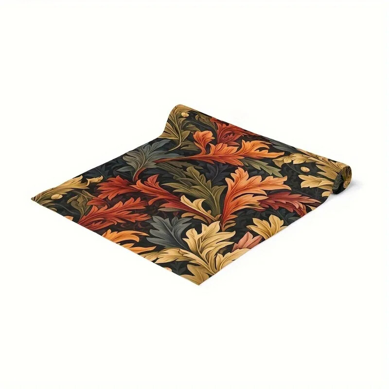 Runner de masă cu dovleac pentru recolta de toamnă, potrivit pentru Ziua Recunoștinței, pentru petrecerea de acasă, decorare pentru masă, aleer de masă, cadou pentru prieteni de vacanță