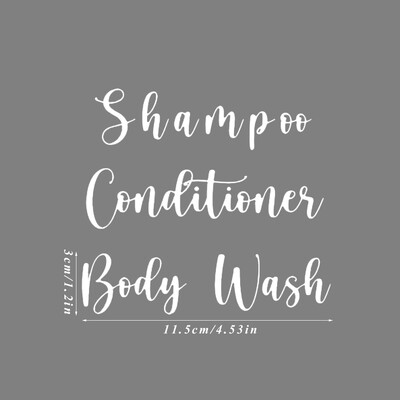 Bottle Dispenser Shampoo 500ml Black/White Soap Dispenser Container Μπουκάλια μπάνιου Ντους Διακόσμηση μπάνιου