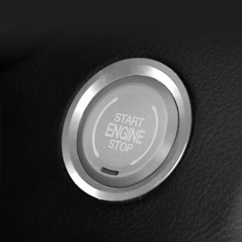 2024 m. Chevrolet RS automobilio variklio uždegimo vienu spustelėjimu paleidimo jungiklio mygtukas dekoratyvinis lipdukas aliuminio lydinio apsauginis dangtelis blizga