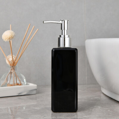 Sticle pătrate de săpun de 250 ml, culoare macaron, pentru decorarea blatului de baie, dozator de săpun, dimensiune de călătorie, sticla goală reîncărcabilă