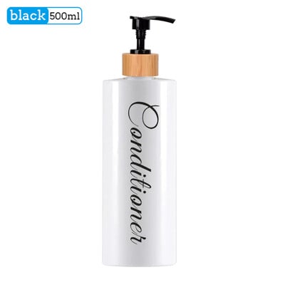 Αδιάβροχο μπουκάλι με αντλία σαπουνιού με τυπωμένο μαλακτικό σαμπουάν και συσκευή πλύσης σώματος
