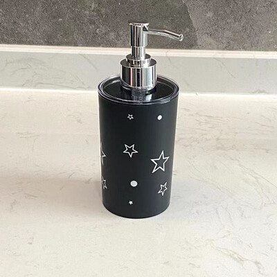 Πλαστικοί διανομείς υγρού σαπουνιού 320ML Star Print Διανομέας σαπουνιού Διακόσμηση σπιτιού Λοσιόν Μπουκάλι αποθήκευσης Αξεσουάρ μπάνιου